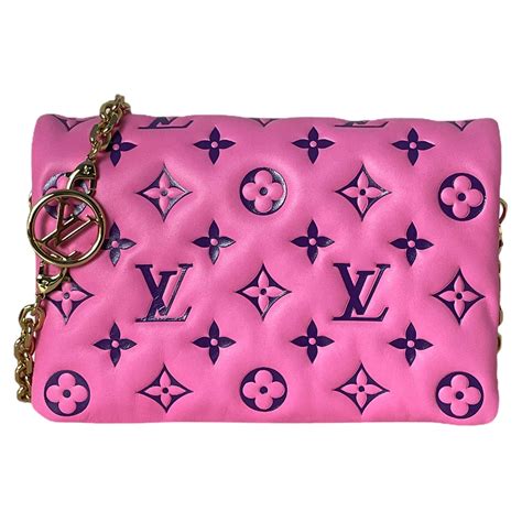 louis vuitton pink purple bag